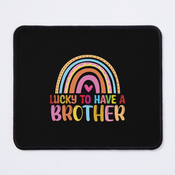 Item preview, lucky to have a brother rainbow funny brother gift Oversized  designed and sold by MisfitCulturer.