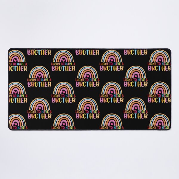 Item preview, lucky to have a brother rainbow funny brother gift Oversized  designed and sold by MisfitCulturer.