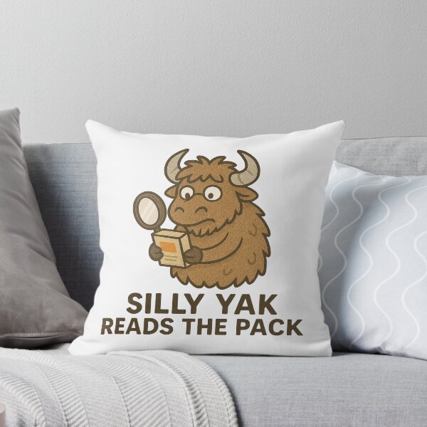 Item preview, Silly Yak Reads the Pack (Coeliac / Celiac) designed and sold by Okayish Things.