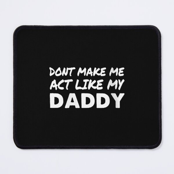 Item preview, Womens Don_T Make Me Act Like My Daddy Funny Father_S Day V-Neck designed and sold by MisfitCulturer.