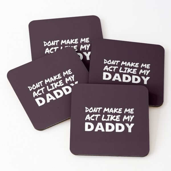 Item preview, Womens Don_T Make Me Act Like My Daddy Funny Father_S Day V-Neck designed and sold by MisfitCulturer.