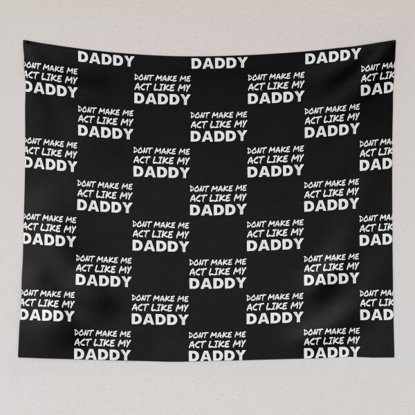 Item preview, Womens Don_T Make Me Act Like My Daddy Funny Father_S Day V-Neck designed and sold by MisfitCulturer.