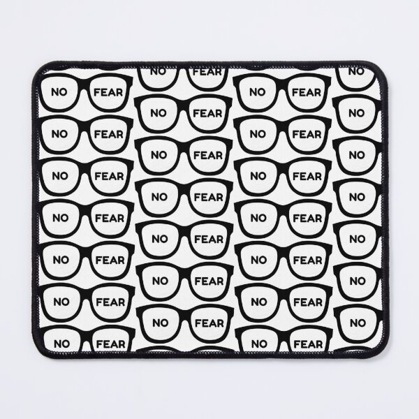 Item preview, NO FEAR Glasses – Bold Motivational Attitude Design designed and sold by wackyartwork.