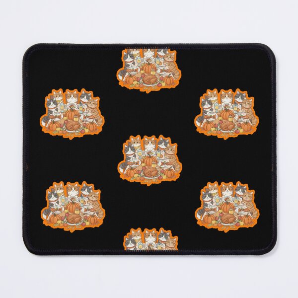 Item preview, Cats Thanksgiving Table designed and sold by WoodburyLake.