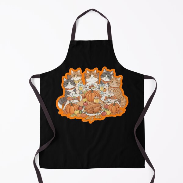 Item preview, Cats Thanksgiving Table designed and sold by WoodburyLake.