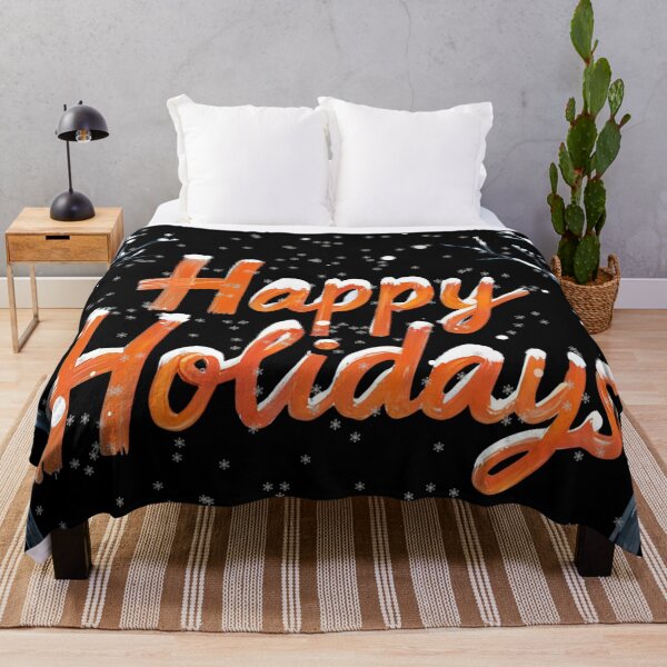 Item preview, Happy Holidays Winter Snow Script designed and sold by Khadigadesings.