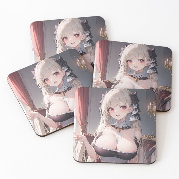 Item preview, Encantadora y formidable chica anime de Azur Lane en una habitación vintage designed and sold by Raslbazola.