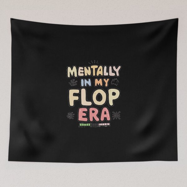 Item preview, Mentally In My Flop Era - Cute Doodle designed and sold by ConfuseLab Alt.