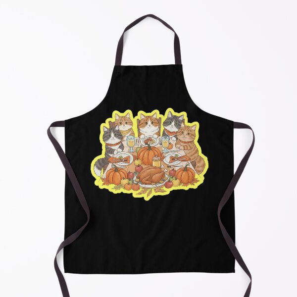 Item preview, Cats Thanksgiving Table designed and sold by WoodburyLake.