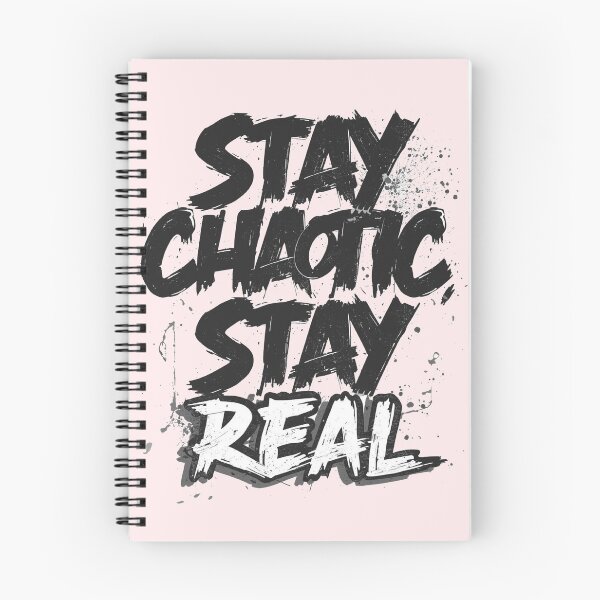 Item preview, Stay Chaotic Stay Real - Grunge Typography designed and sold by ConfuseLab Alt.
