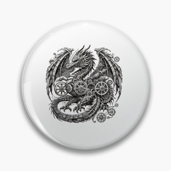 Item preview, Clockwork Dragon – The Iron Wyrm designed and sold by CelticSoulShop.
