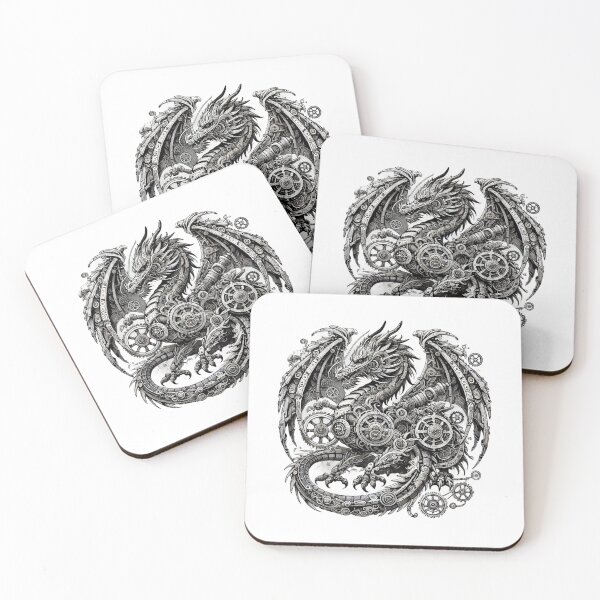 Item preview, Clockwork Dragon – The Iron Wyrm designed and sold by CelticSoulShop.