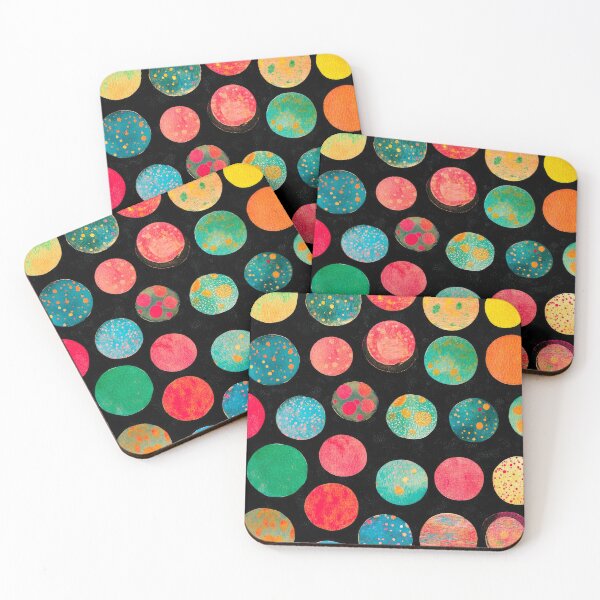 Item preview, Vibrant Circles Of Colors And Textures Abstract Pattern designed and sold by DEC02.