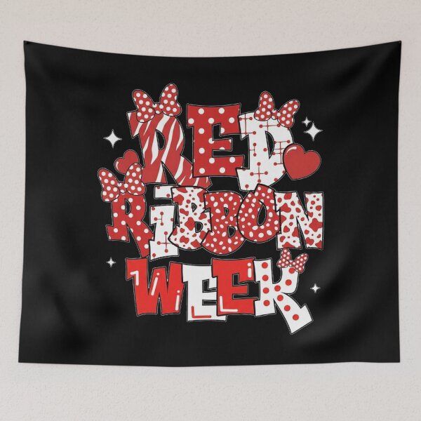 Item preview, In Vintage Support Red 90s Wear October We Month Quote designed and sold by AdelhenLang.