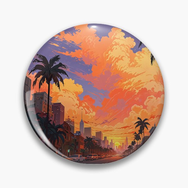 Item preview, Sunset Boulevard – Neon City Glow designed and sold by KiraChie.