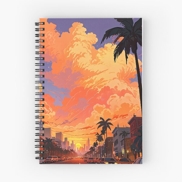 Item preview, Sunset Boulevard – Neon City Glow designed and sold by KiraChie.