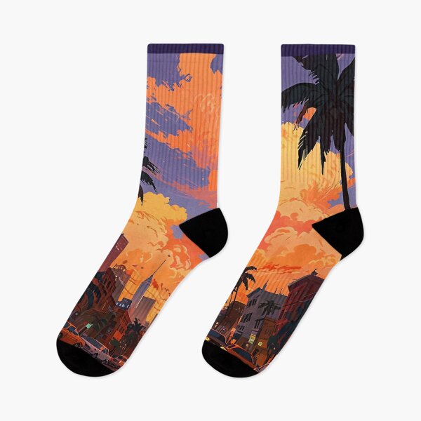 Item preview, Sunset Boulevard – Neon City Glow designed and sold by KiraChie.
