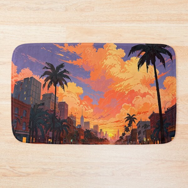 Item preview, Sunset Boulevard – Neon City Glow designed and sold by KiraChie.