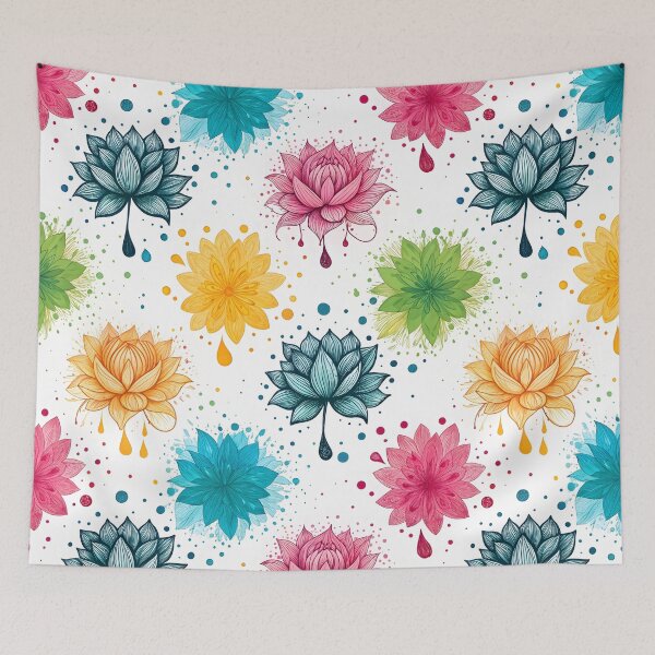 Item preview, Vibrant Paint Splash Pattern Blanket and Scarf – Colorful Artistic Home Decor designed and sold by SaicoGN.