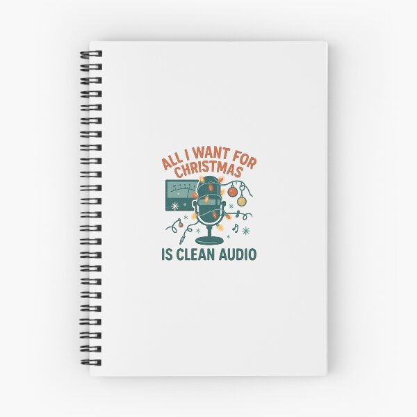 Item preview, All I Want for Christmas Is Clean Audio — Studio Holiday designed and sold by peaknerd.