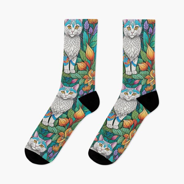 Item preview, Botanical Cat – Garden Harmony Art designed and sold by LEO'S CREATURE　れおずくりーちゃー.