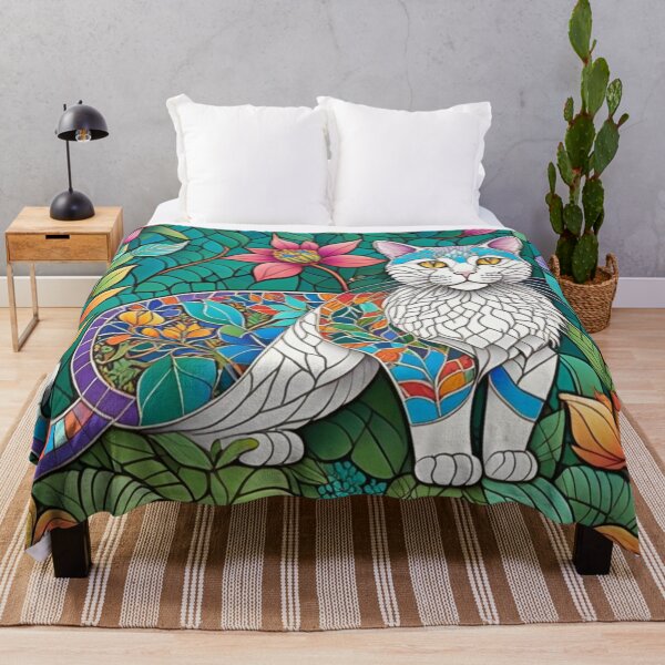 Item preview, Botanical Cat – Garden Harmony Art designed and sold by LEO'S CREATURE　れおずくりーちゃー.