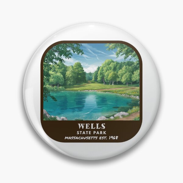 Artikelvorschau, Vintage Wells State Park (Massachusetts State Park) entworfen und verkauft von RabbitK.