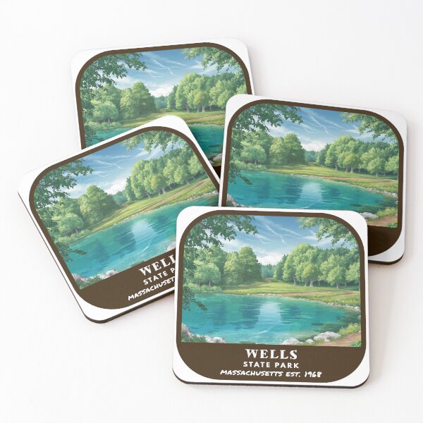 Item preview, Vintage Wells State Park (Massachusetts State Park) designed and sold by RabbitK.
