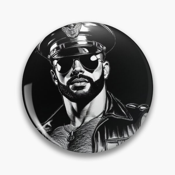 Item preview, Gay Gods - Gay Leather Bar Pride Madrid Graphic Design designed and sold by ItsAKinkThing.