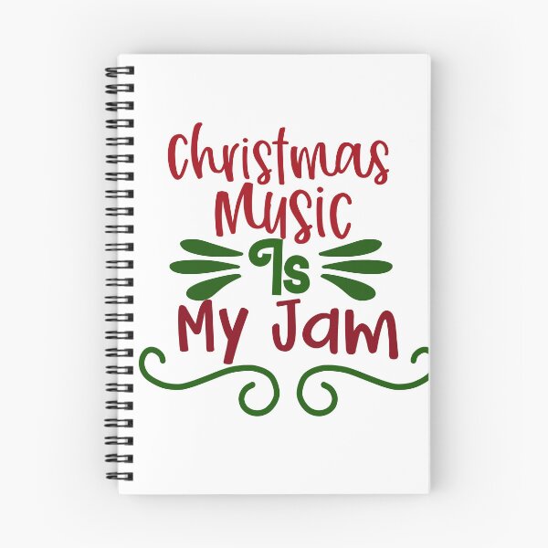 Item preview, Christmas Music Is My Jam – Festive Holiday Lettering Design designed and sold by DigitalGemArt.