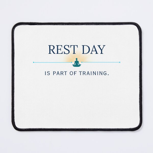 Item preview, Rest Day Is Part of Training | Mindful Fitness & Yoga Recovery Gift Apparel designed and sold by endurothreads.