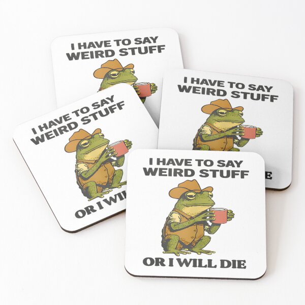 Item preview, Cowboy Frog I Have To Say Weird Stuff Or I Will Die designed and sold by JuliusaMenzelo.