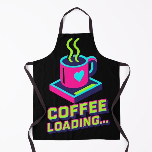 Item preview, Coffee Loading — Neon Tech Energy Art designed and sold by DSGIN4YOU.
