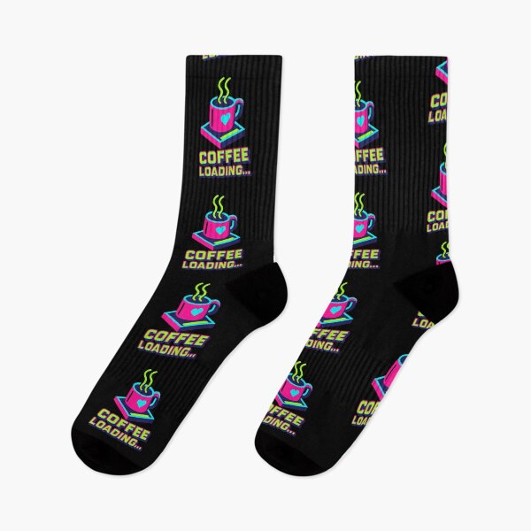 Item preview, Coffee Loading — Neon Tech Energy Art designed and sold by DSGIN4YOU.