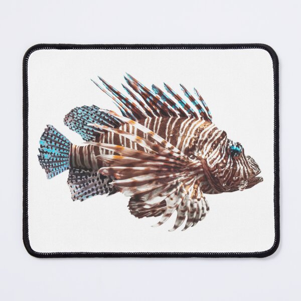 Item preview, lionfish teal and brown designed and sold by laribot.