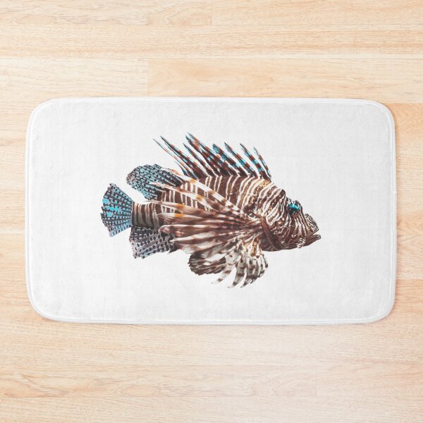 Item preview, lionfish teal and brown designed and sold by laribot.