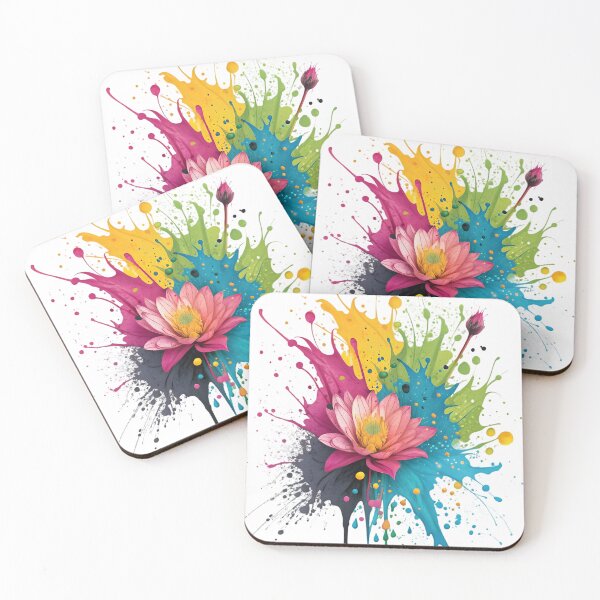 Item preview, Minimal Watercolor Paint Stains Art Print – Modern Color Splash Design designed and sold by SaicoGN.