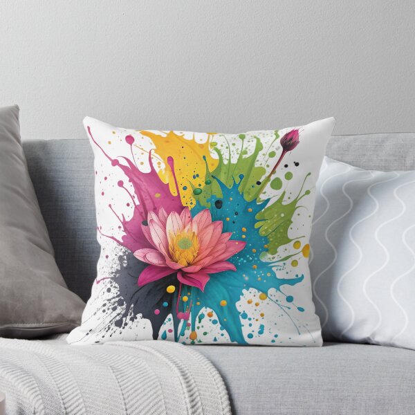 Item preview, Minimal Watercolor Paint Stains Art Print – Modern Color Splash Design designed and sold by SaicoGN.