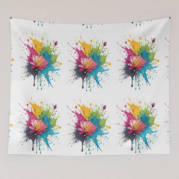 Item preview, Minimal Watercolor Paint Stains Art Print – Modern Color Splash Design designed and sold by SaicoGN.