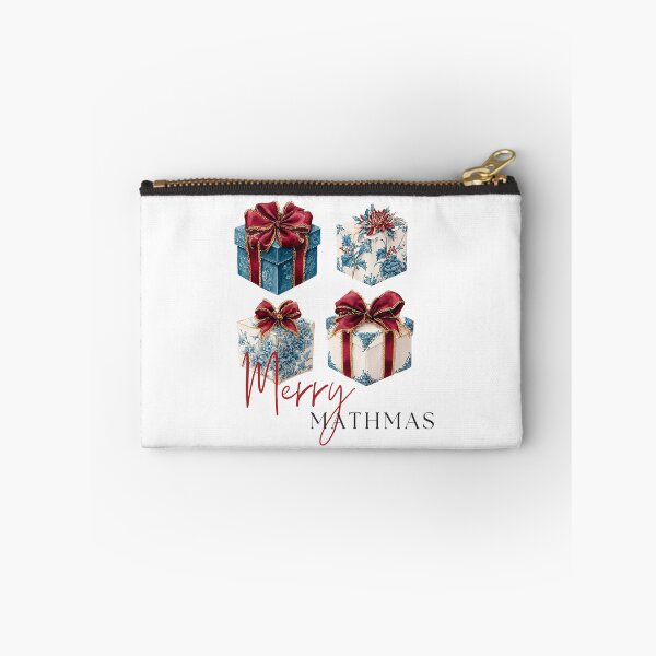 Item preview, Merry Mathmas Blue Porcelain Gift Box Design designed and sold by Anastasiia Yurevych.