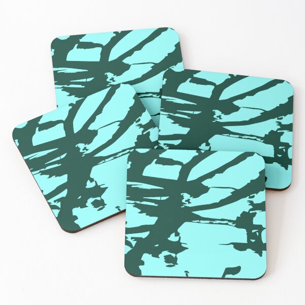 Item preview, Green Paint Splashed on Turquoise designed and sold by PSCSCo.