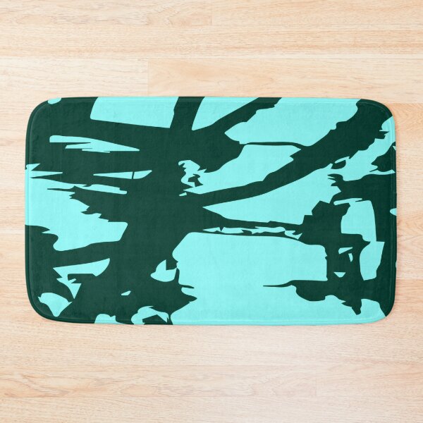 Item preview, Green Paint Splashed on Turquoise designed and sold by PSCSCo.