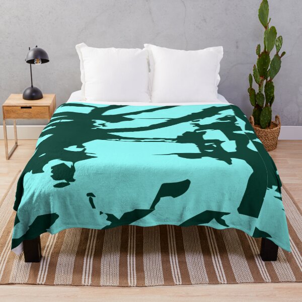 Item preview, Green Paint Splashed on Turquoise designed and sold by PSCSCo.