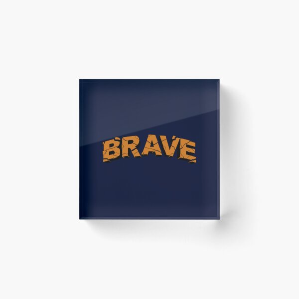 Item preview, brave text 3d designed and sold by zanecorbin.