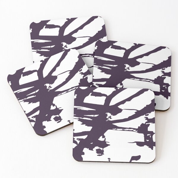 Item preview, Aubergine Paint Splashed on White designed and sold by PSCSCo.