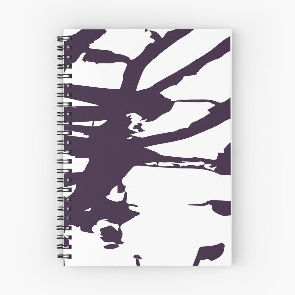 Item preview, Aubergine Paint Splashed on White designed and sold by PSCSCo.