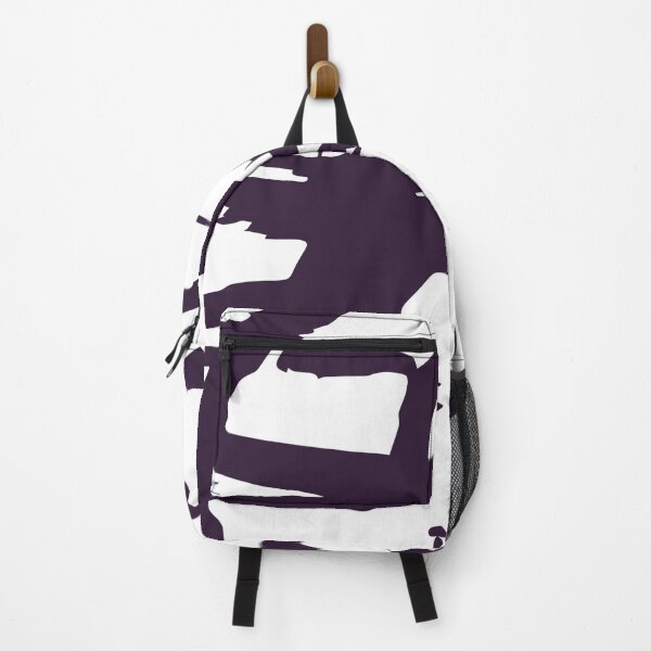 Item preview, Aubergine Paint Splashed on White designed and sold by PSCSCo.