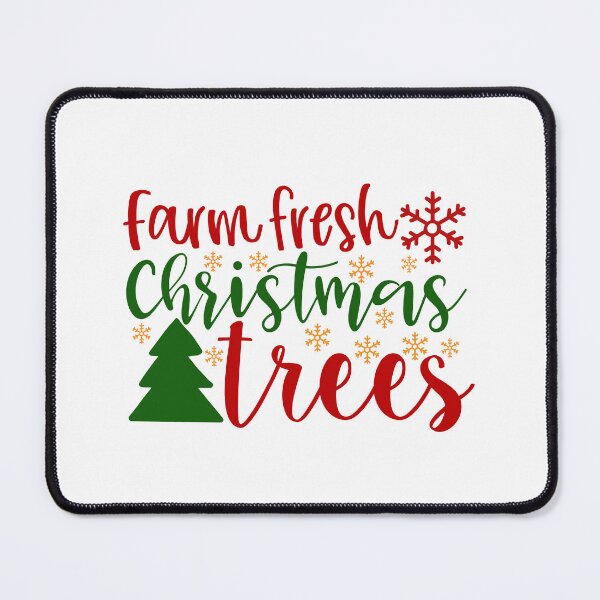 Item preview, Farm Fresh Christmas Trees – Rustic Holiday Lettering Design designed and sold by DigitalGemArt.