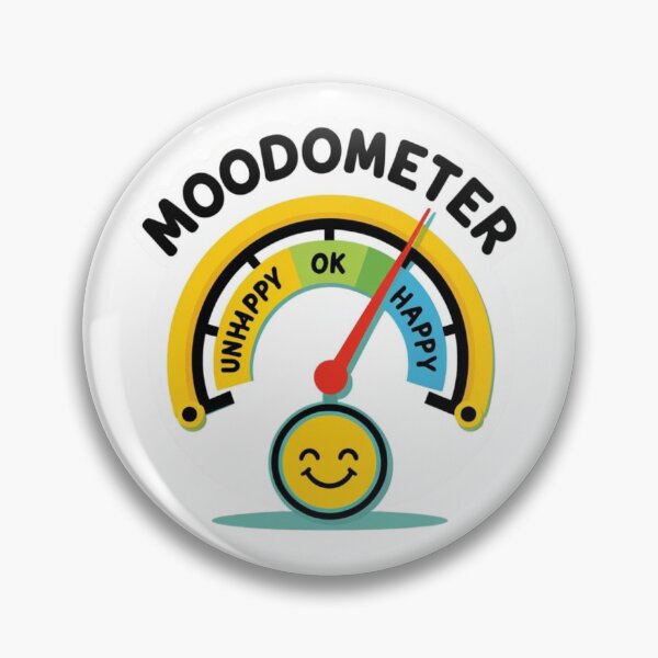 Item preview, Emotional Meter – Cute Mood Scale from Unhappy to Happy designed and sold by LOLbySA.