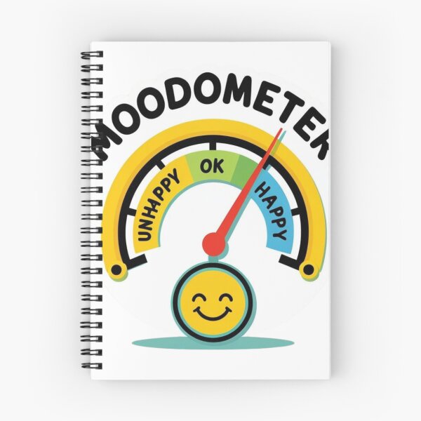 Item preview, Emotional Meter – Cute Mood Scale from Unhappy to Happy designed and sold by LOLbySA.